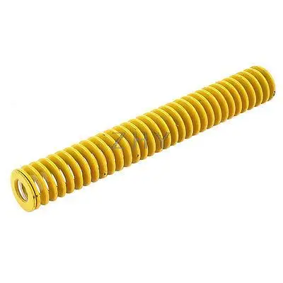 

Yellow Light Load Press Flat Coil Compression Die Spring 14mm x 7mm x 100mm