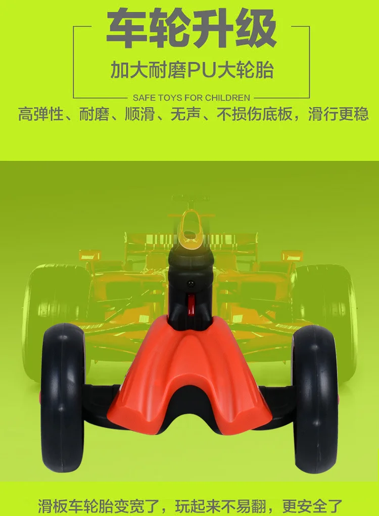 Manufacturers Direct Selling Genuine Product New Style Children Scooter Height Adjustable Foldable Flashing Wheel Stroller Slipp