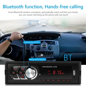 

Car Radio MP3 Player 1781E Single DIN Detachable Display BT AUX USB Head Unit for Outdoor Personal Car Accessories
