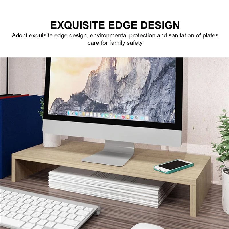 Multi Function Desktop Monitor Stand Computer Screen Riser Shelf Plinth Strong Laptop Stand Desk Holder For Notebook Tv Lapdesks Aliexpress