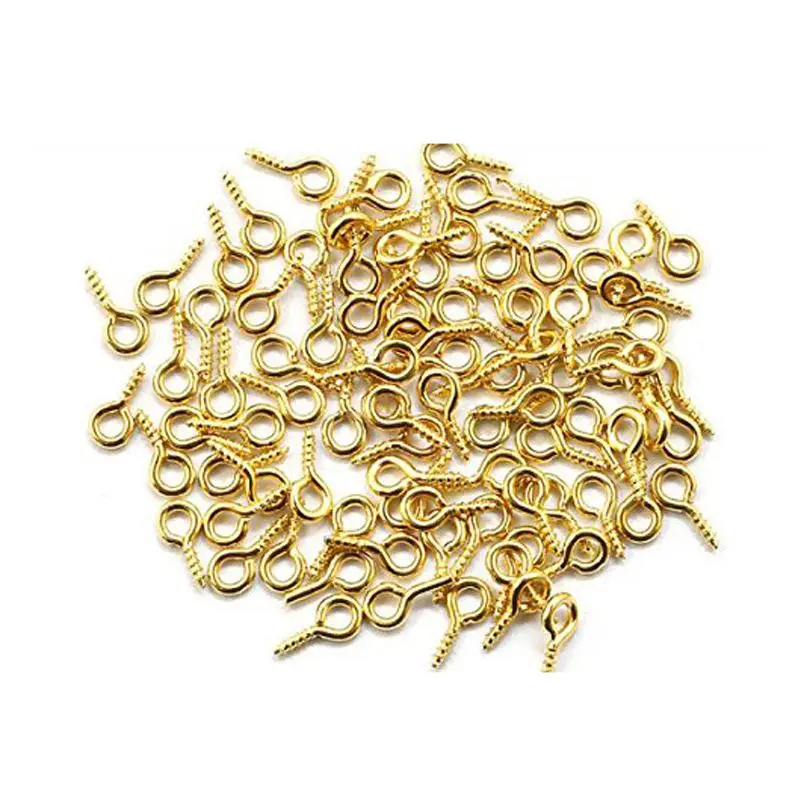 

ABSF 100 x Screw Eye Bails Jewellery Craft (10x5MM)