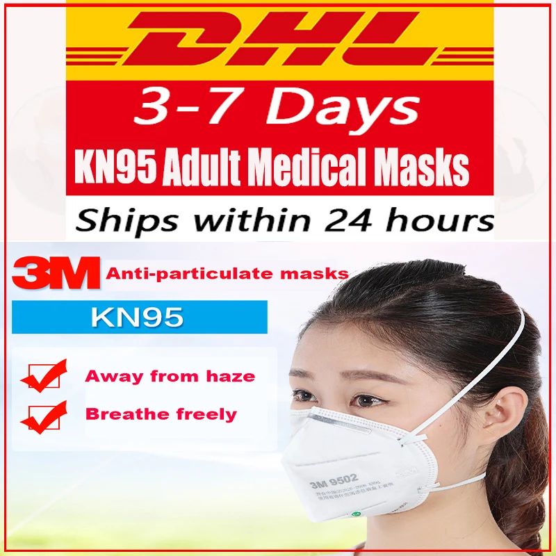 

10 pcs KN95 Masks dhl reusable respirator Dustproof Anti-fog And Breathable Face 95% Filtration N95 Masks Features as KF94 FFP2