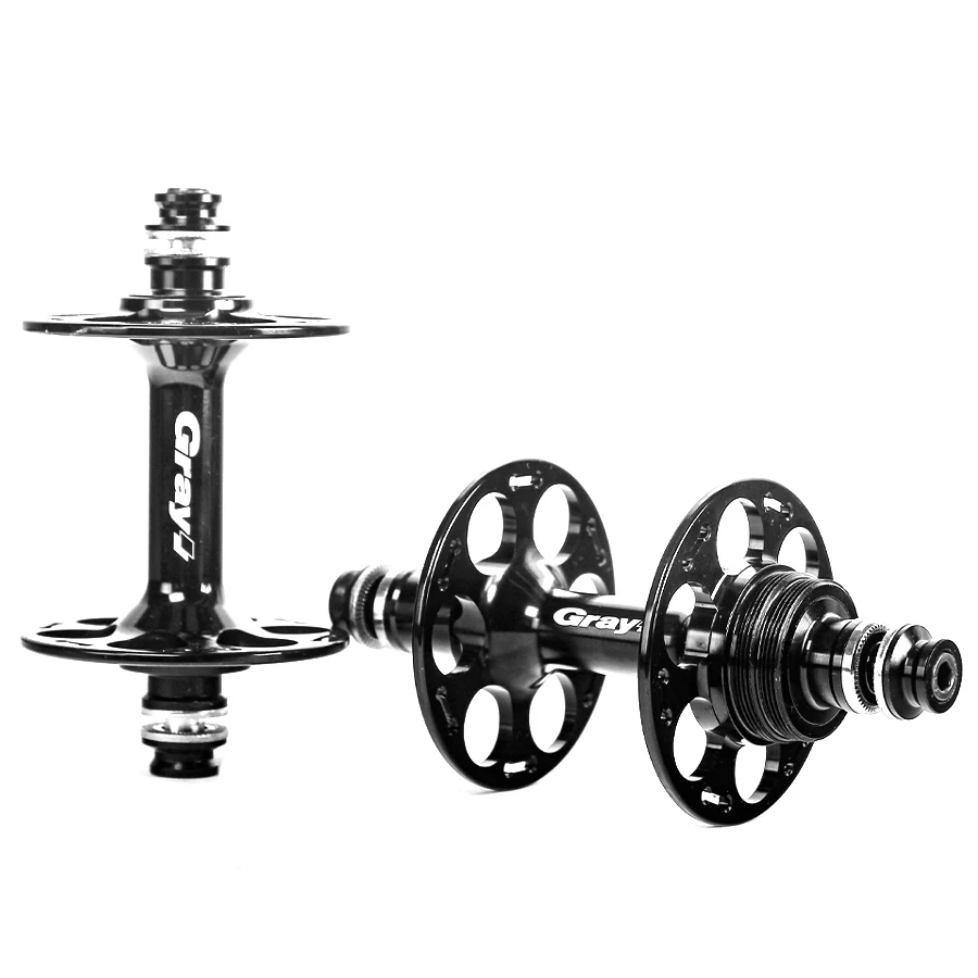 High quality brand fixed gear hub aluminum alloy sealed bearing 100 / 120mm 20 / 24 / 32 holes titanium alloy wheel hub