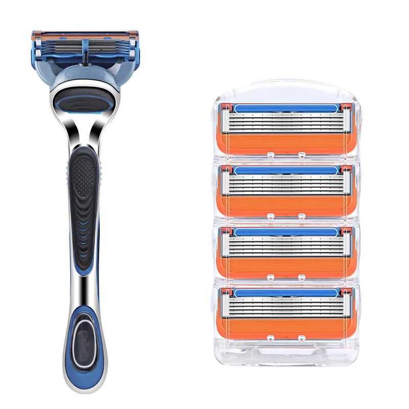 

Men's razor 5-layer razor box shaving razor blade straight razor blade shaving beard box men's face replaceable head