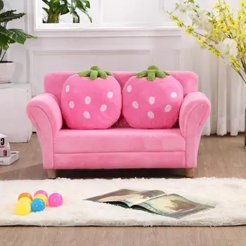 

Children's lazy sofa fabric Princess baby lazy seat strawberry combination sofa child mini cute