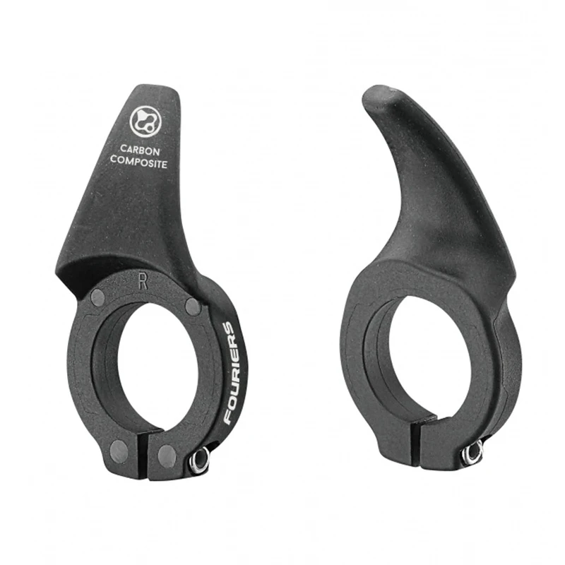 FOURIERS Carbon Fiber+Nylon Bicycle Barends MTB Mountain Bike Handlebar Bar Ends 22.2mm Small Auxiliary Handlebar Cycle Parts