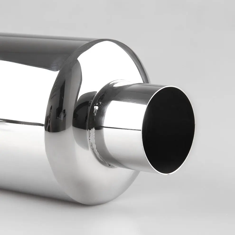 Универсальный резонатор для выхлопной трубы из нержавеющей стали 51 мм на входе/выходе Глушитель Трубы