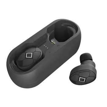 

V5 Wireless 5.0 headphones mini Earphones HIFI Headset Earbuds Case Android IOS long transmission distance