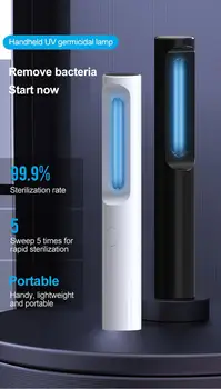 

Portable Ultraviolet Handheld UVC Sterilization Stick Home Travel USB Charging Sterilization Stick