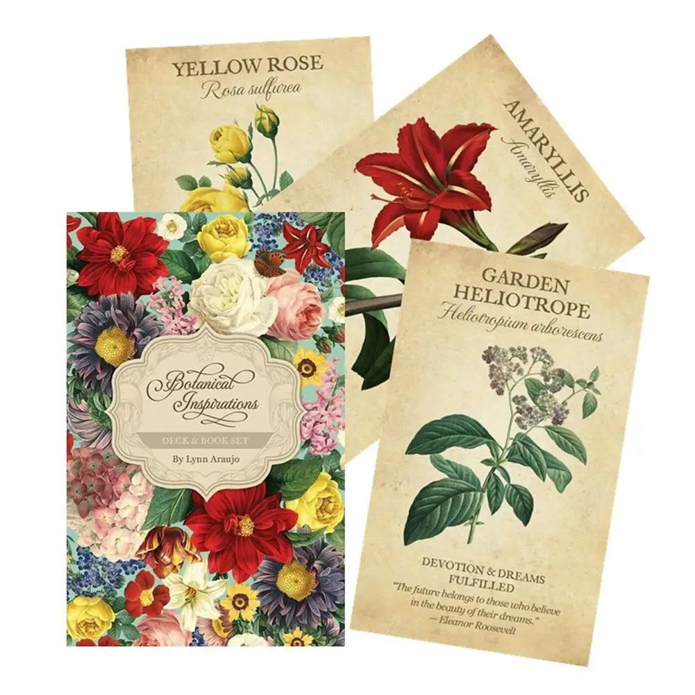 ¡Caliente! Botanical Inspiration-cartas de oráculo para mujer, juego de mesa de Tarot, adivinación misteriosa, flor exquisita para fiesta