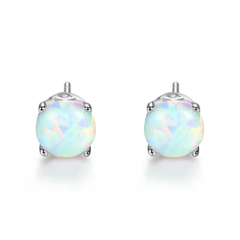 

Fashion Opal 925 Silver Women's Ear Studs