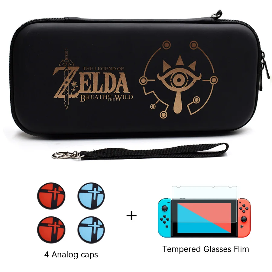 Pack 8 Nintendo Switch сумка для хранения EVA защитный жесткий чехол переносная игровая консоль Сумки из натуральной кожи для nintendo аксессуары для переключателей - Цвет: Pack 8