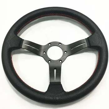 

New ND 13inch/330mm Genuine Leather Steering Wheel Drift Sport Steering Wheels