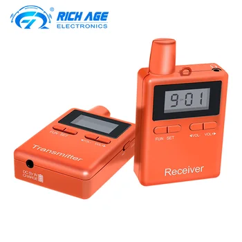 YC-WM500 ポータブルワイヤレス uhf マイクシステムキット-無指向性マイクマイク受信機と送信機 20 チャンネル表示