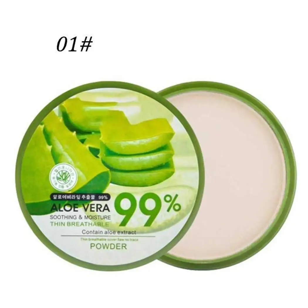 

Aloe Whitening Concealer Oil-control Foundation Make-up 15g Face Dry Powder Portable size, easy to carry. Cake