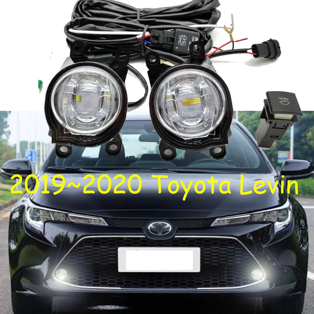 1 компл. Бампер головной светильник для Toyota Lewin Дневной светильник altis~ 2020y автомобильные аксессуары светодиодный DRL налобный фонарь для Lewin противотуманный светильник