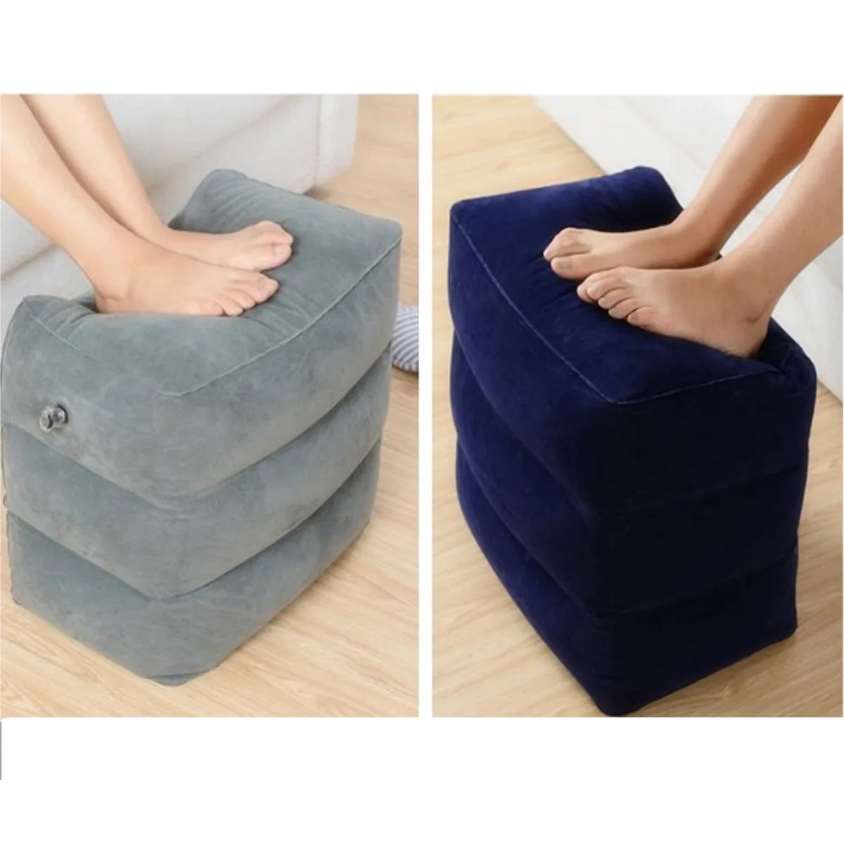 Новейший популярный полезный надувной Портативный Дорожная подставка для ног Подушка для самолета поезда детская кровать коврик для ног 3 цвета