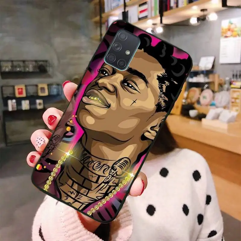 HPCHCJHM Kodak Black Rapper DIY Printing Phone Case cover Shell For Samsung A10 A20 A30 A40 A50 A70 A80 A71 A91 A51 A6 A8 2018