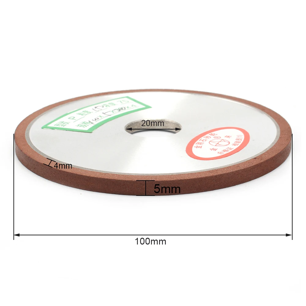 Grinding Wheel 1 piece 100mm Flat Diamond Abrasive for Alloy Steel Ceramic Glass Jade CBN Grinding #150/240/320/400 grinding disc,abrasive wheel,grinding wheel