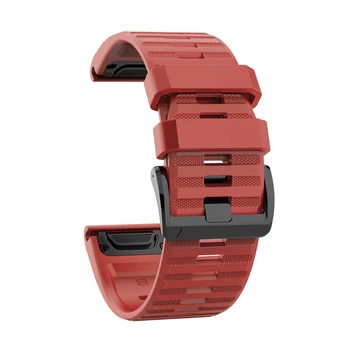 

Smart Watch Band Straps for Fenix 6X/Fenix5X/Fenix3 HR/D2Forerunner(26mm Width Red)