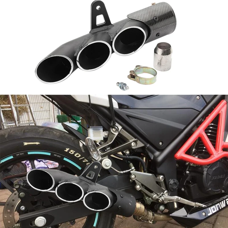 Мотоцикл выхлопной глушитель выхлопной трубы для Yamaha Yzf-R3 Yzf-R6 Gsx-R750 Cbr600Rr 650 Z800 38-51 мм
