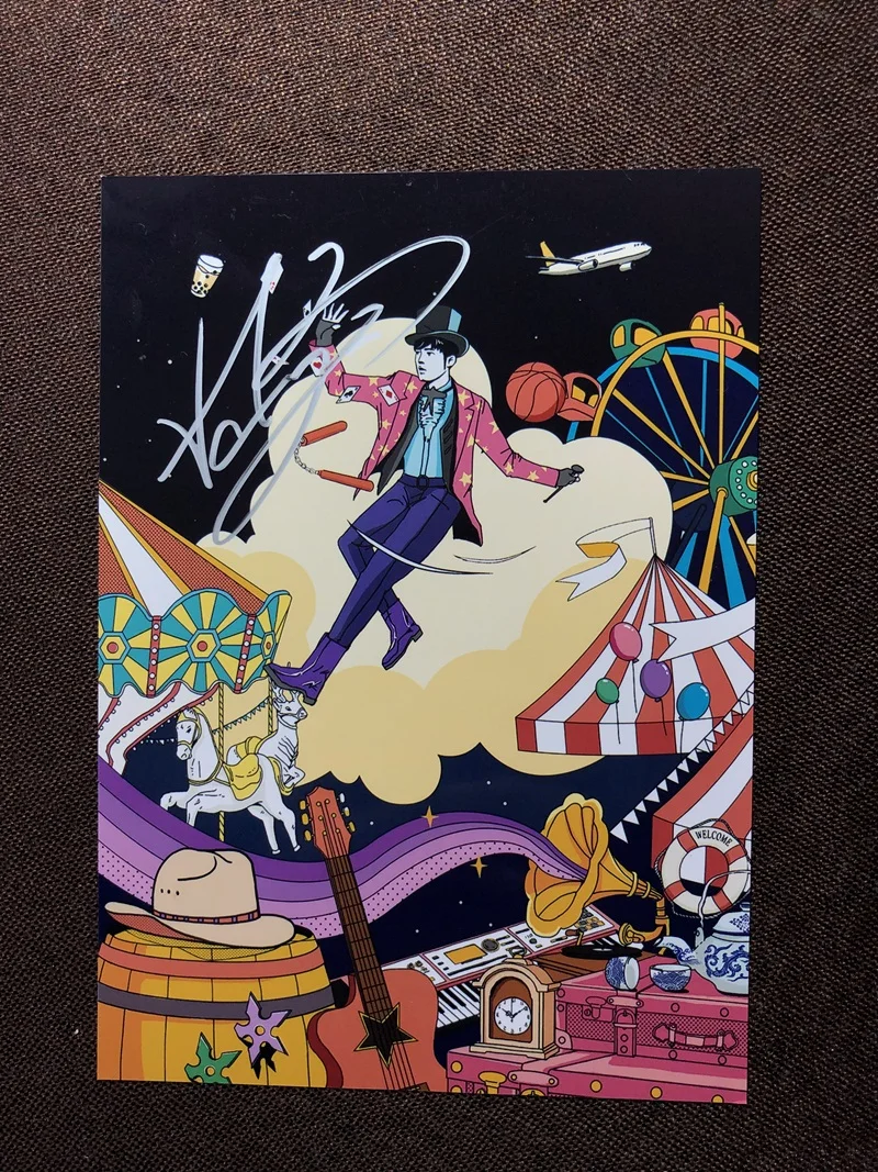 Ручная подписка Джей Чоу autographed оригинальное фото 5*7 092019A
