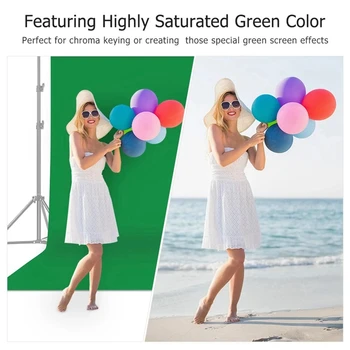 

2 x 3M / 6.6 x 10Inch Green Sn Backdrop Studio Photography Background & Universal Bracket Arm for Gopro Hero8