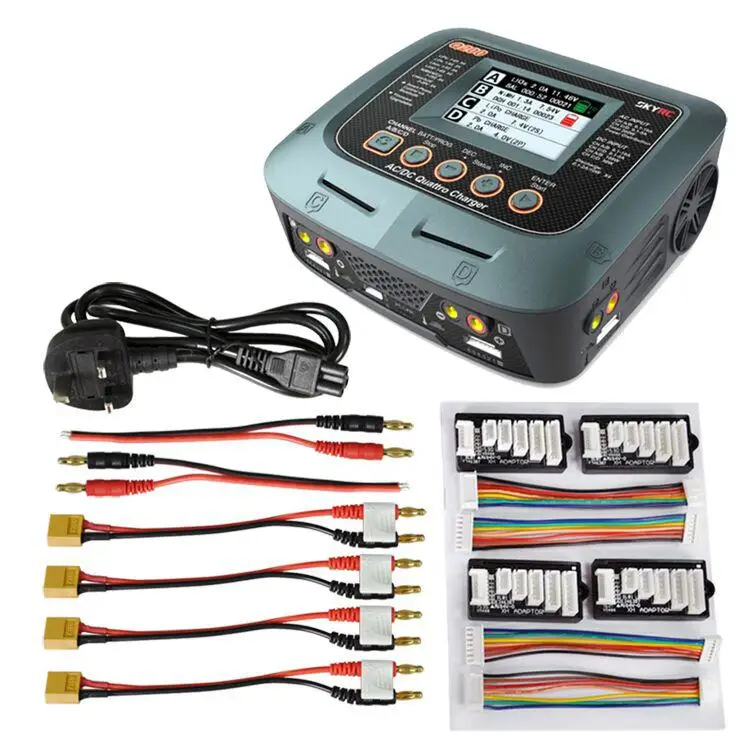LeadingStar Q200 QUATTRO AC/DC 2X100 Вт 2X50 Вт Lipo батарея баланс зарядное устройство Dis зарядное устройство