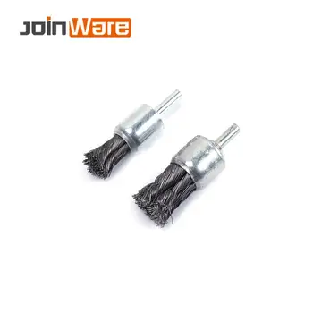 

Stainless Steel Wire Polishing Brush Wheels Set Twist Steel Wire Wheel Brush for Removing Weld Scale 2Pcs