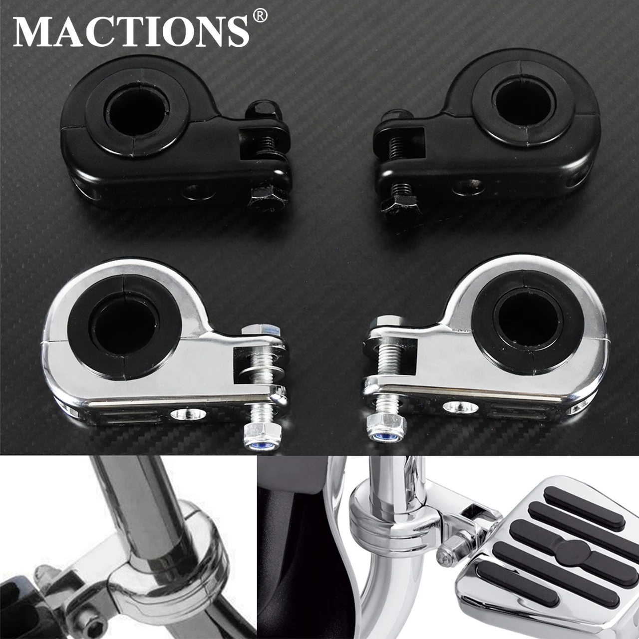 Мотоцикл 32 мм моторный столбик шоссе Пег монтажный зажим подходит для Harley Touring Dyna