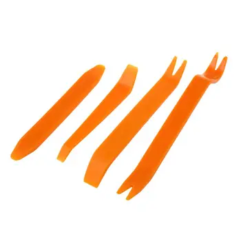 

GTBL 4Pcs Auto Door Clip Panel Trim Removal Tool Kits for Car Dash Radio Audio Installer Pry Tool