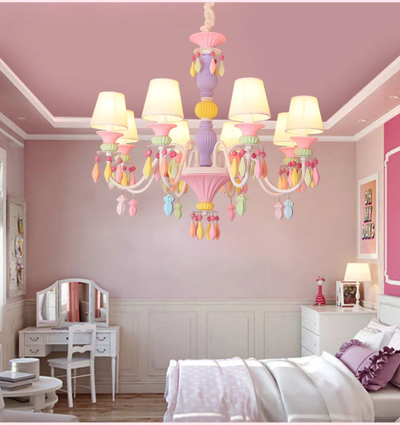Plafonnier d'intérieur en cristal pour une chambre de princesse ou une  chambre d'enfant, modèle créatif d'intérieur de fille, modèle LED -  AliExpress