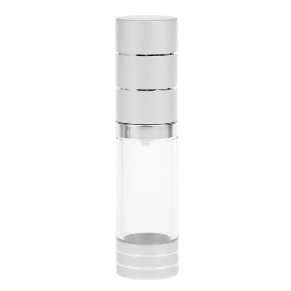 15ml Aluminum Travel Packing Lotion Shampoo Bath Container Press Bottle