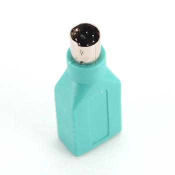 

1PCS USB Female in to Male Adapter Converter for PS2 Computer Keyboard Mouse CF Adapter Converters