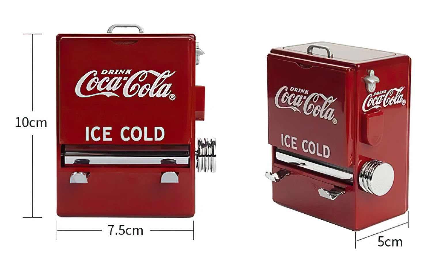 Retro Vending Machine Style Toothpick Case Creative Plastic Pressing Toothpicks Holder Dispenser Home Decor Table Toothpick Box