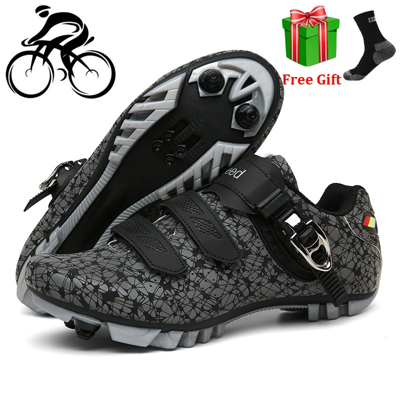 

Self-Locking New Mountain Bike Cycling Shoes Men Sapatilha Ciclismo Mtb Professional Outdoor Sport Ultralight Bicycle Sneakers
