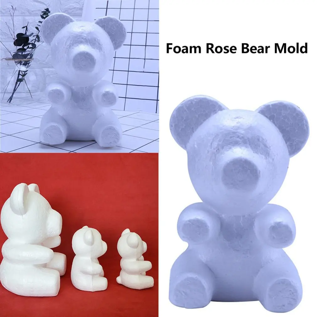 

Diy Creative Bubble Hug Bear Model Soap Flower Carnation Rose Bear Model Personality Mold Bear Model