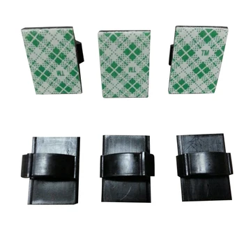 

HTHL-100 Pieces Adhesive Cable Clips Wire Cable Holder Clamps Cable Tie Holder for Car Office and Home