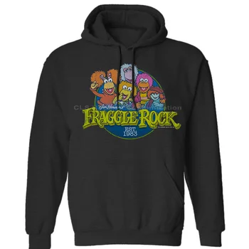 

Fraggle Rock TV Show CIRCLE LOGO Licensed Adult Unisex Mens Womens Winter Hoodies Sweatshirts Free Shipping