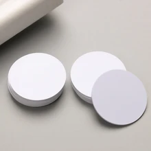 NFC-Lote de 5 unidades de etiquetas de llaveros redondas, etiqueta Universal RFID, NFC, Chip de teléfono, Tarjeta electrónica, Ntag 215