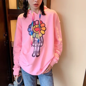 

2020 Women's Fashion Autumn Sunflower Hoodies Sweatshirt