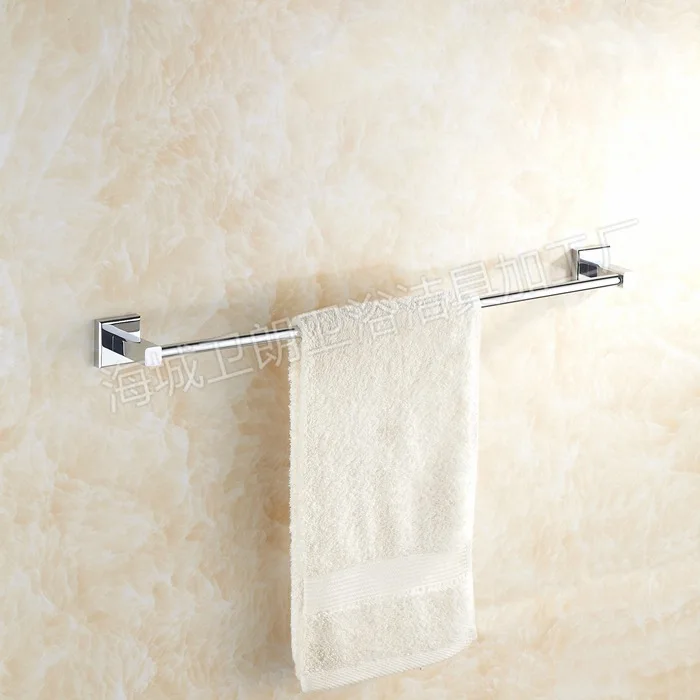 

Bathroom Copper Single-rod Towel Rack Manufacturers Direct Selling Length Can Customizable Hot Models