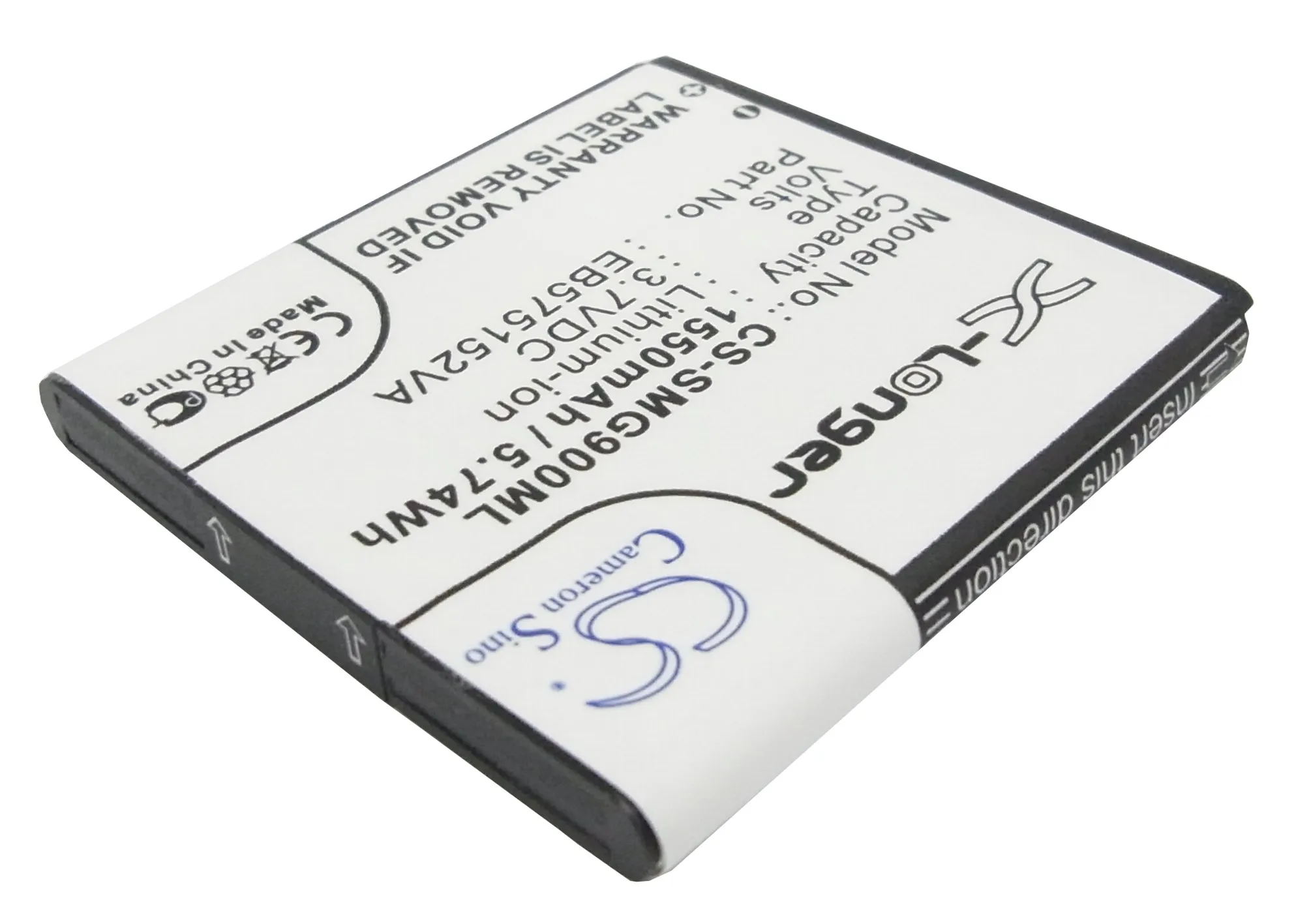 Обновленная батарея Cameron Sino для T-Mobile EB575152LA Vibrant, Vibrant 4G 1550 mAh/5.74Wh