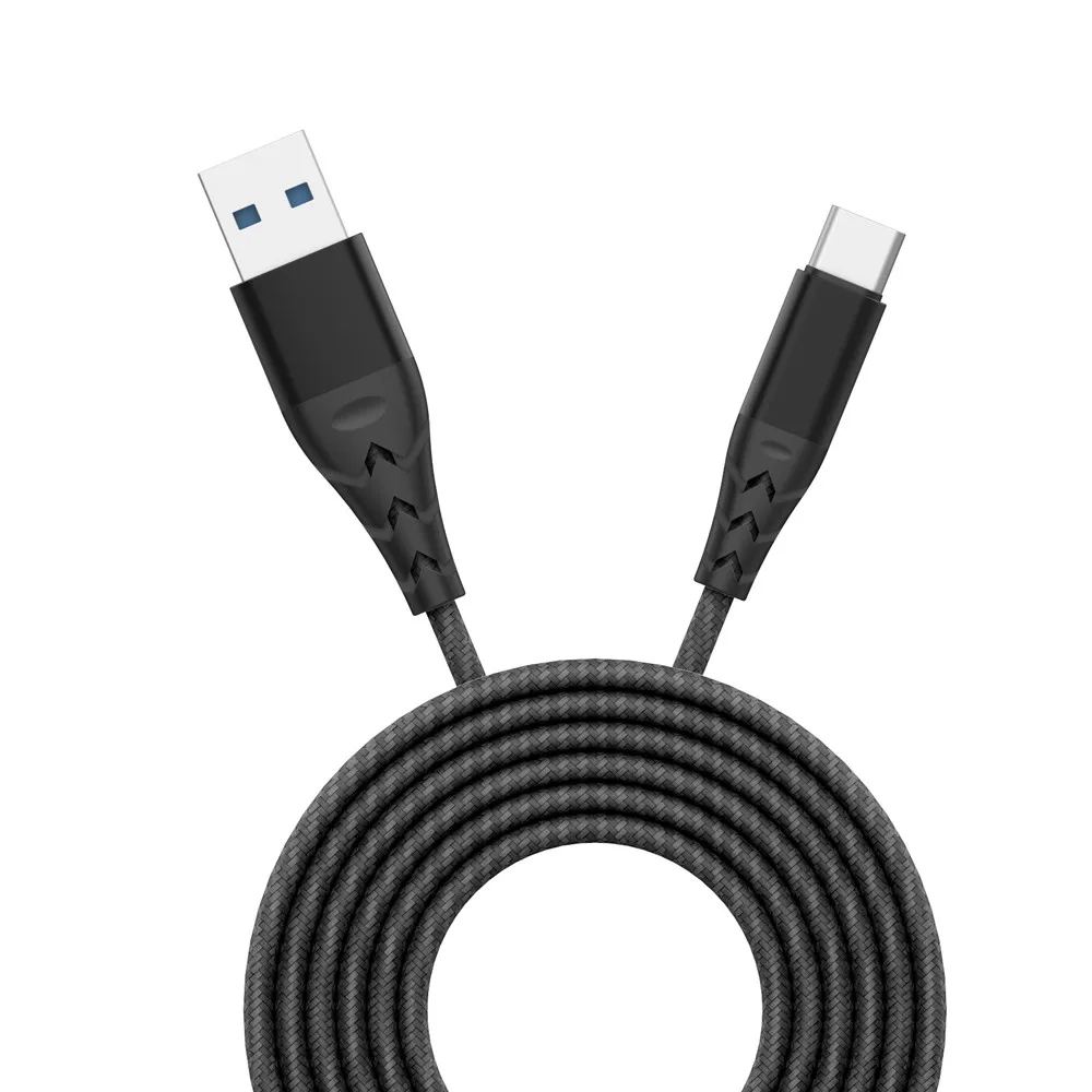 Тип C USB рыбий хвост Плетеный прочный кабель для быстрой зарядки данных для samsung