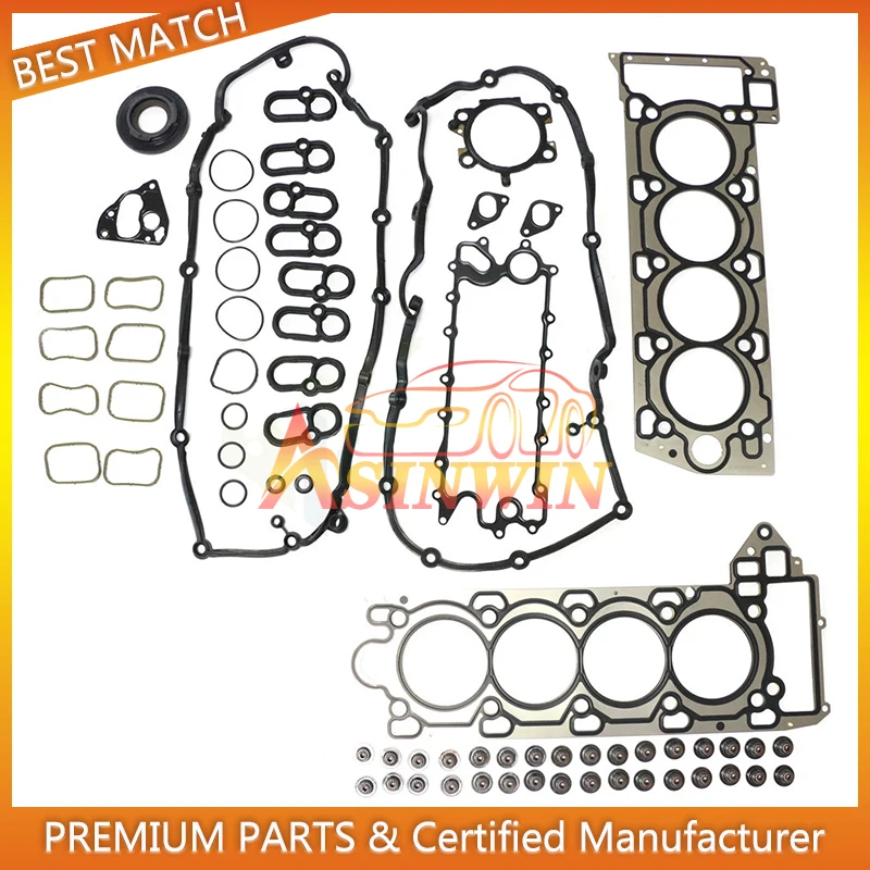 

1Set High Quality Head Gasket Kit LR010882 LR026141 LR026142 LR078819 For Land Rover 5.0 V8 L322 LR010789 LR014345 LR011220