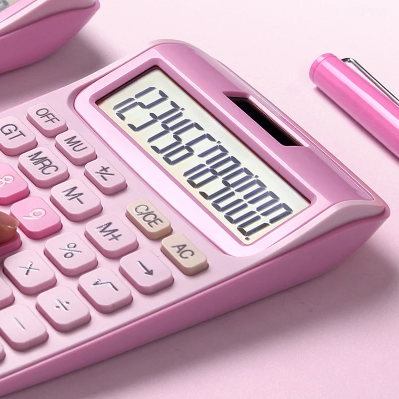 

Solar Calculator Cute Korean Candy Color Fresh Student Finance Personality Creative Fashion