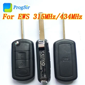 

315MHz 434 Mhz 3 Button Flip Remote Control Key for Land Rover EWS With ID46 Chip HU92 Blade