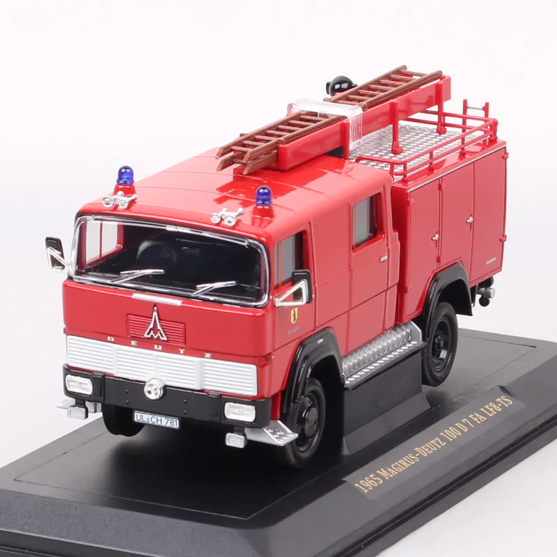 Modelo de Carro Veículos de Brinquedo Escala Estrada Assinatura Retro 1965 Magirus Deutz 100 d7 fa Lf8 ts Caminhão Diecasts & 1:43 6 magirus deutz 100 d7 fa lf8 ts