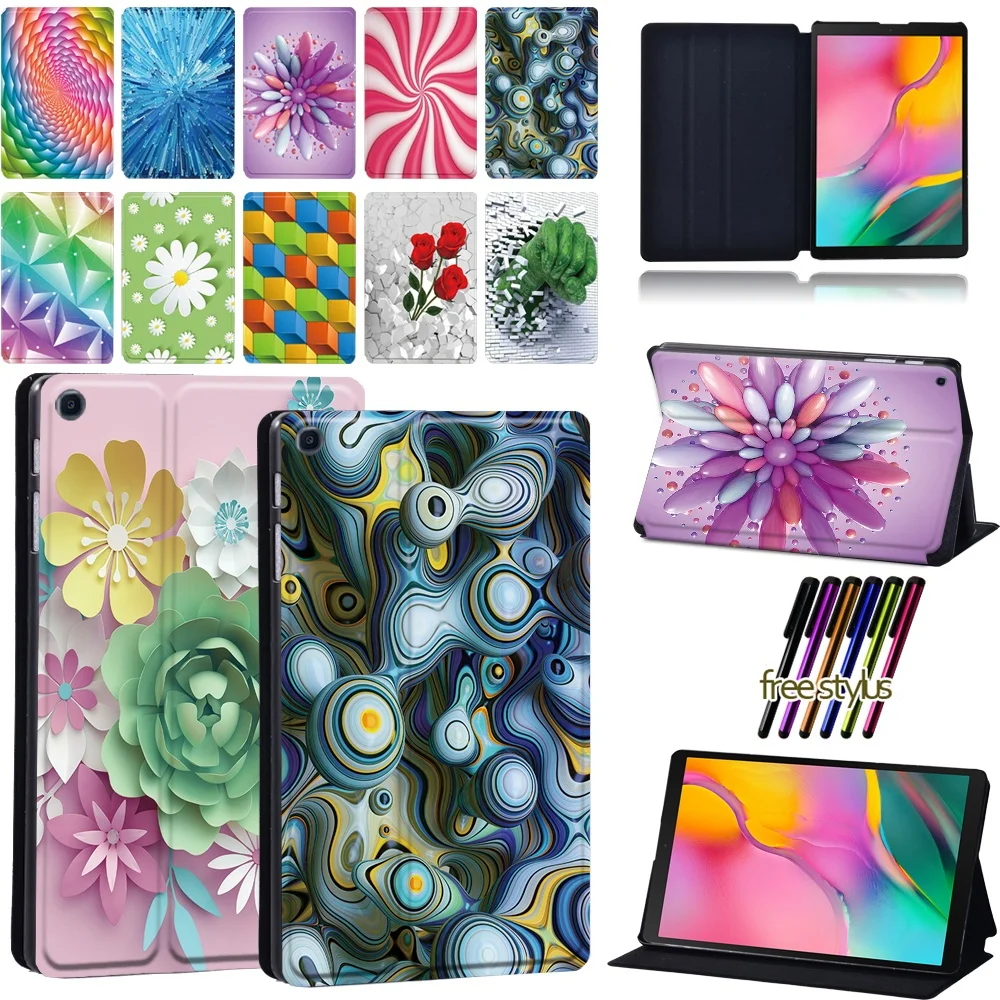 Custodia Per Tablet Per Samsung Galaxy Tab A7/Tab A A6 10.1 "/Tab A 9.7/10.1/10.5/Tab E/S5E Custodia Antivibrante Stilo Gratuito