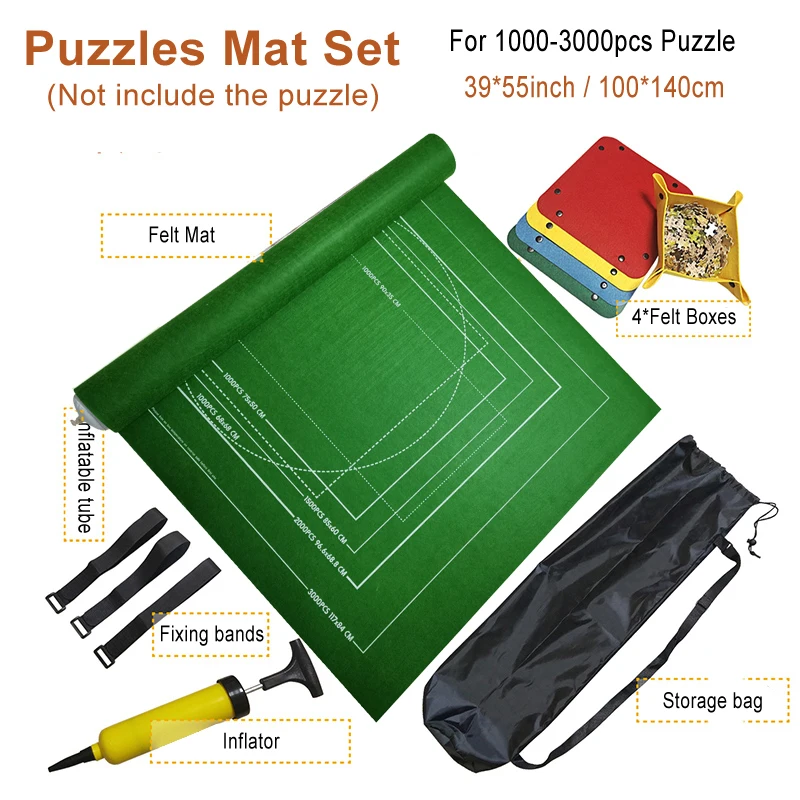 Couverture de rangement puzzle 1000/2000/3000 pièces accessoires